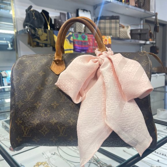 Louis Vuitton Pink Silk Scarf - Picture 3 of 3